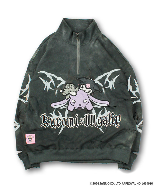 Kuromi ×ガルフィー ロンＴ GALFY ガルフィー クロミ コラボ ロンT ロング Tシャツ 長袖