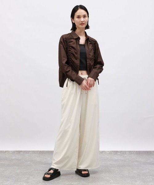 LAKOLE（ラコレ） ブラウス シャツ ドロストシャツ長袖 / 142585