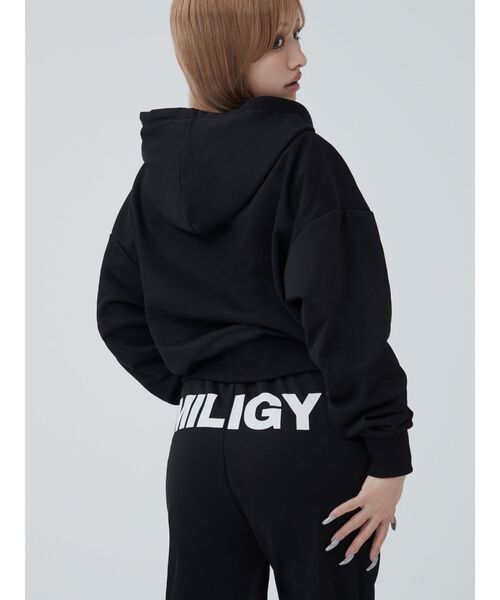 【GYDA】MILIGY LOOSEスウェットパーカー MILIGY LOOSEスウェットパーカー（パーカー）｜GYDA（ジェイダ）の