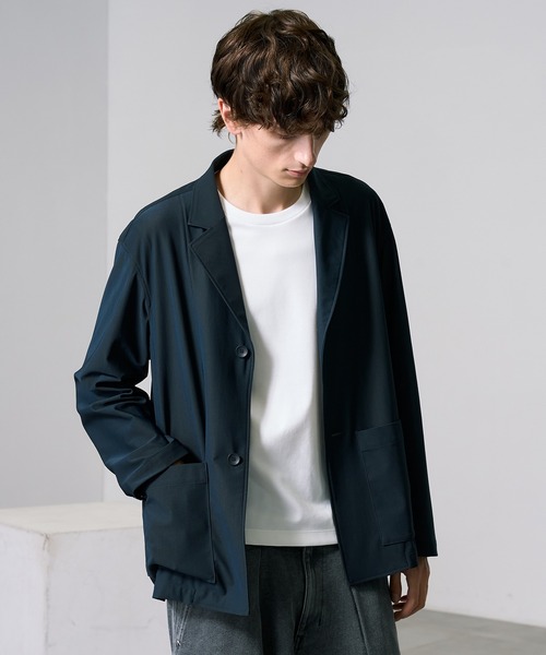 Public TOKYO オーバーサイズ 上下 セットアップ 紺 size.1 PUBLIC TOKYO ジャケット テーラードジャケット 「セットアップ