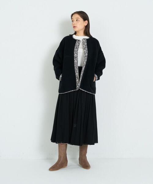 ADIEU TRISTESSE（アデュートリステス） ブルゾン アウター 「ブラック