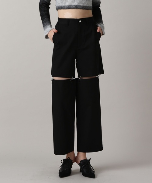 新品 reefer ワイドパンツ 36 FOREVER21 パンツ 「2024FW」2WAYワイドパンツ レディース