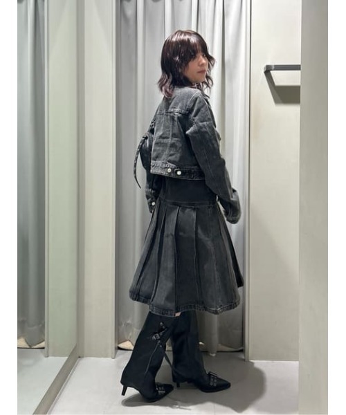 SLY デニムジャケット gジャン OVER DYE COMPACT DENIM JK