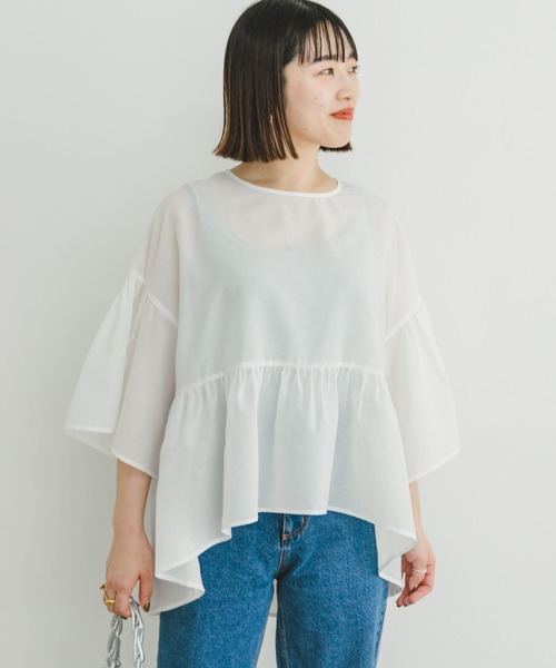 ITEMS URBANRESEARCH 「ITEMS URBANRESEARCH」 7分袖ブラウス