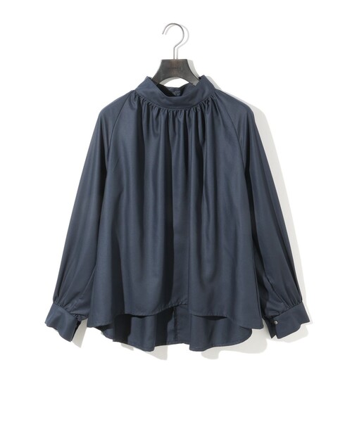 【新品未使用】MIDIUMISOLIDブラウス MIDIUMISOLID ブラウス シャツ for Ladies オープンカラーレース