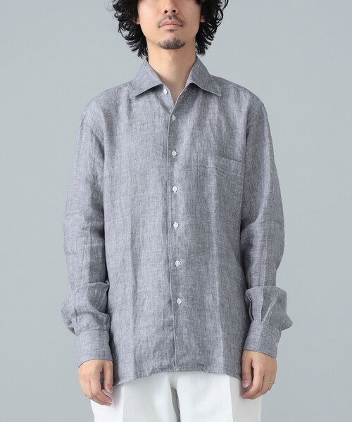 ORIAN シャツ 「別注」ORIAN / リネンコットン ワンピースカラー