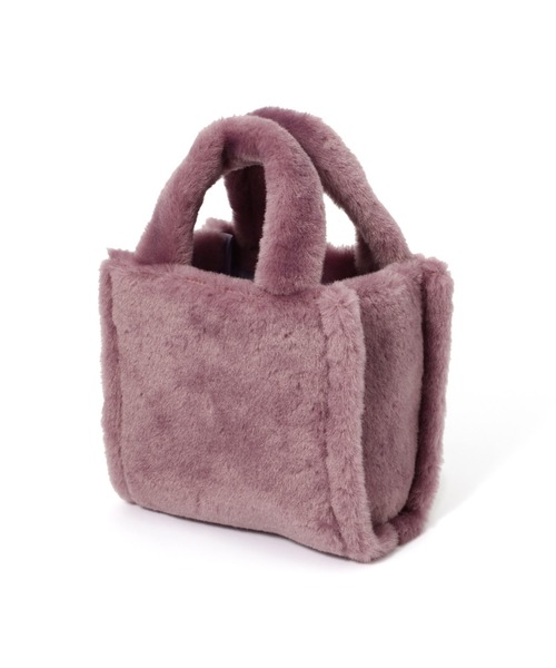 Francfranc ハンドバッグ ファー パープル : ZOZOTOWN Yahoo!店 - 通販