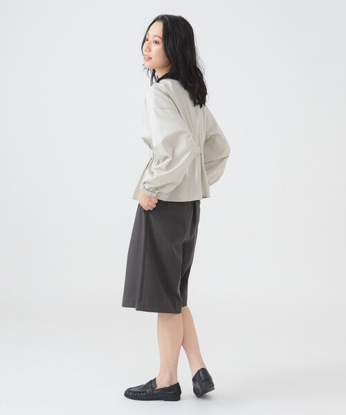 B：MING by BEAMS ブルゾン アウター ウエスト ギャザー