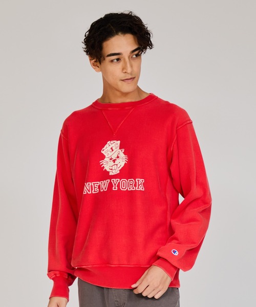 Champion スウェット 楽天市場】スウェット Champion【チャンピオン】フルロゴクルー