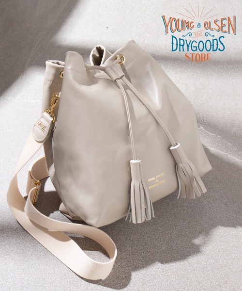 YOUNG&OLSEN 別注SMOOTH LEATHER ブラウン YOUNG&OLSEN The DRYGOODS STORE ショルダーバッグ バッグ