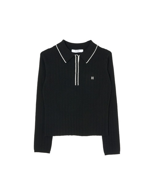 herlipto ハーリップトゥ Pique Polo Knit Top Her lip to ニット セーター Pique Polo Knit Top レディース