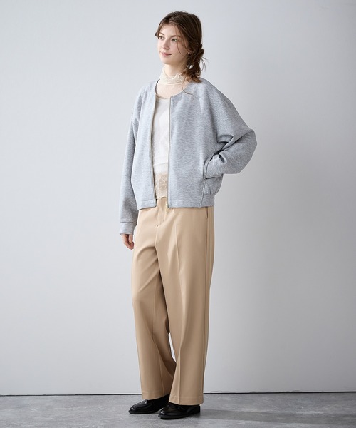 LE SOUK HOLIDAY（ルスークホリデー） ブルゾン アウター ノーカラー