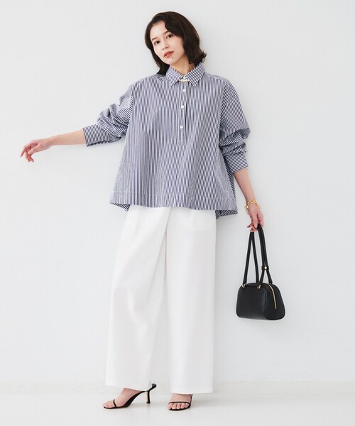 UNTITLED タイプライター テントシャツ ブルー 25SS 完売品 体型カバー 