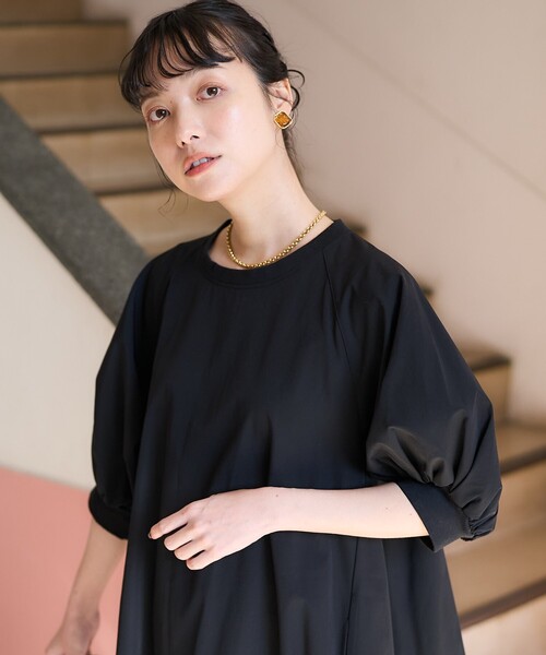 THOUSAND MILE☆サウザンドマイル パフスリーブワンピース☆Fサイズ FREAK'S STORE ワンピース THOUSAND MILE × STORE/サウザンド