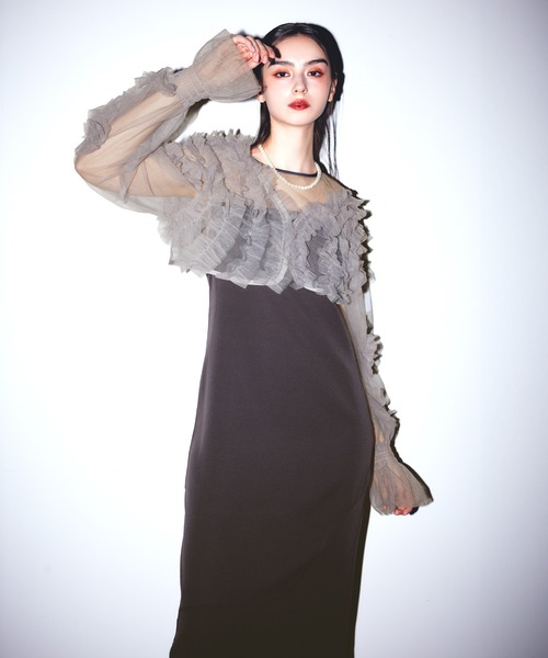 darial（ダリアル） ドレス 「darial」2way tule bolelo dress 2点