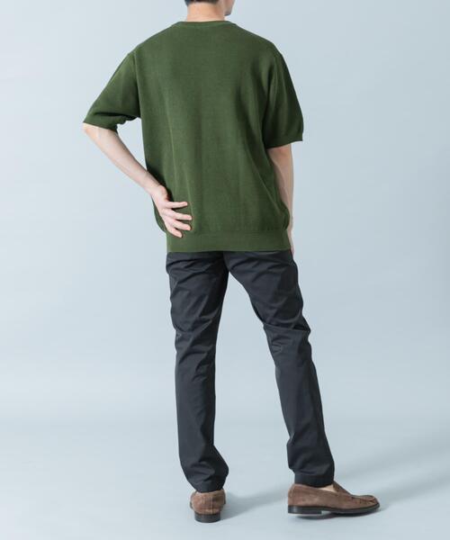 URBAN RESEARCH ROSSO MEN セーター ニット 「WEB限定」変形カノコ半袖