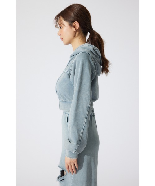 パーカー★リエンダ rienda（リエンダ） パーカー フードジップブルゾン 春服 パーカー