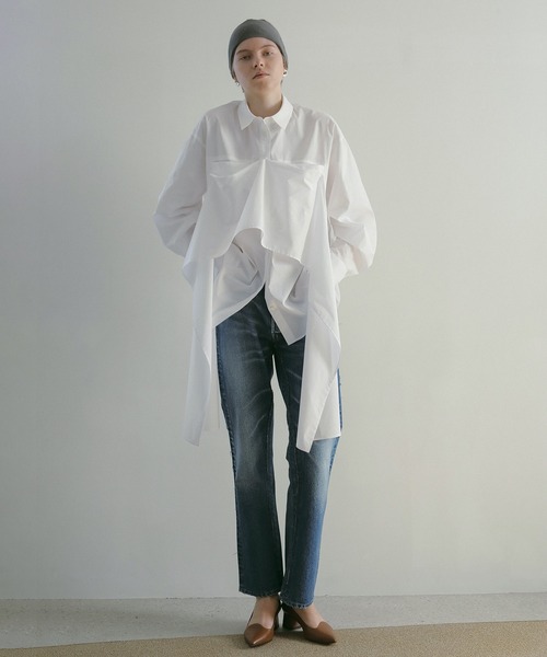 MANOF（マノフ） ブラウス シャツ MULTIWAY SHIRTS レディース