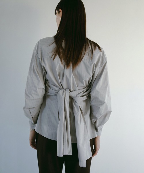 MANOF（マノフ） ブラウス シャツ MULTIWAY SHIRTS レディース