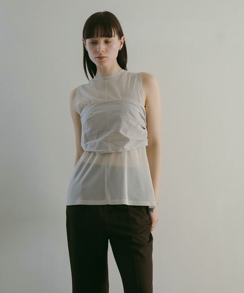 MANOF（マノフ） ブラウス シャツ MULTIWAY SHIRTS レディース