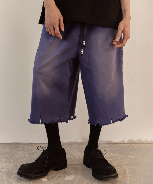 値下げ　リベイロ libeiro サルエルパンツ　ハーフパンツ LIBERE（リベーレ） ワイドパンツ ハーフパンツ パンツ 短パン