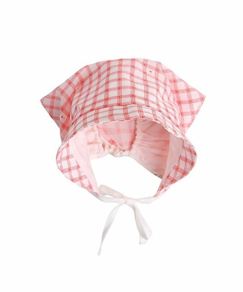 ベビー レッドチェックボンネット帽 : ZOZOTOWN Yahoo!店 - 通販