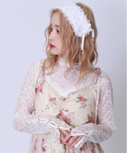 axes femme（アクシーズ ファム） tシャツ プチローズレーストップス