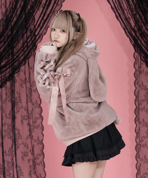 Pal elfy ジップアップブルゾン フリー ピンク レディース : ZOZOTOWN