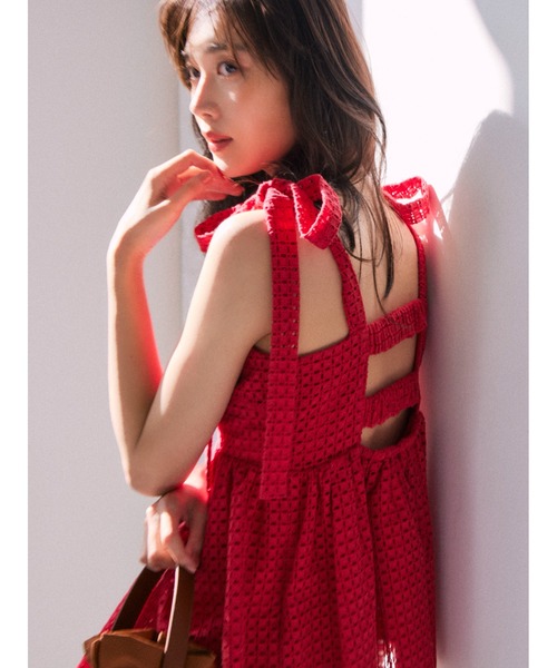 FRAY I.Dショルダーリボンペプラムブラウス FRAY I.D｜ショルダーリボンペプラムブラウス | Rakuten Fashion