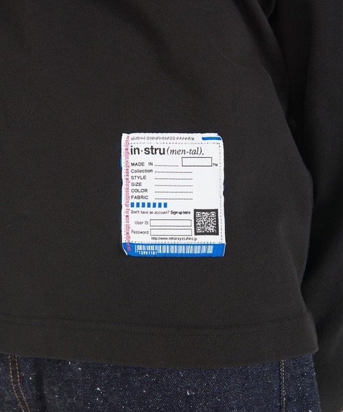 in・stru（men-tal）. tシャツ 「Maison MIHARAYASUHIRO / メゾン