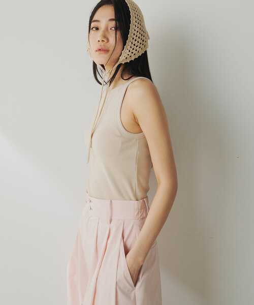 Whim Gazette（ウィム ガゼット） キャミソール カップ付きベアテレコ