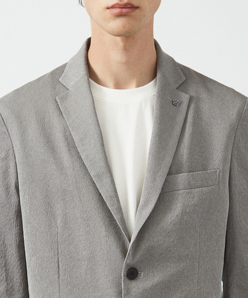 セットアップ 「セットアップ対応/FLEX JACKET」 PE-wrinkle ワッシャージャケット /ストレッチ 吸水速乾 イージーケア_8