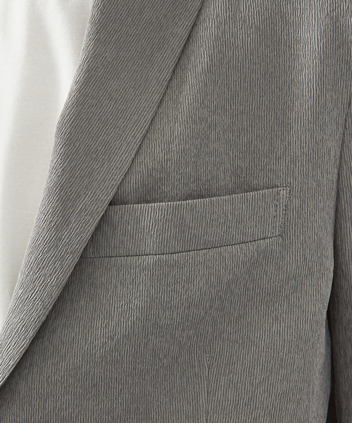 セットアップ 「セットアップ対応/FLEX JACKET」 PE-wrinkle ワッシャージャケット /ストレッチ 吸水速乾 イージーケア_9