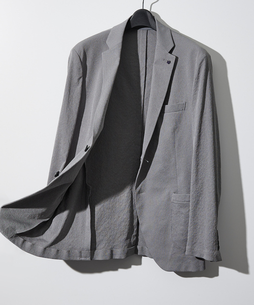 セットアップ 「セットアップ対応/FLEX JACKET」 PE-wrinkle ワッシャージャケット /ストレッチ 吸水速乾 イージーケア_15