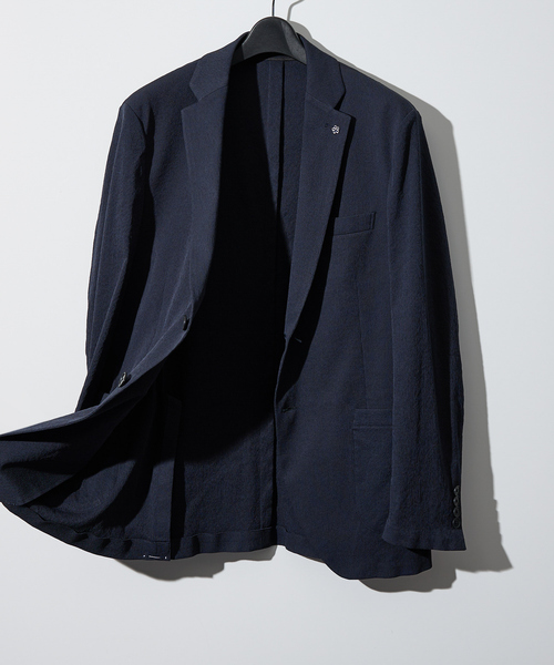 セットアップ 「セットアップ対応/FLEX JACKET」 PE-wrinkle ワッシャージャケット /ストレッチ 吸水速乾 イージーケア_17