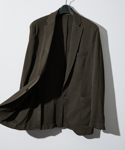 セットアップ 「セットアップ対応/FLEX JACKET」 PE-wrinkle ワッシャージャケット /ストレッチ 吸水速乾 イージーケア_21