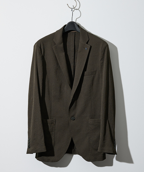 セットアップ 「セットアップ対応/FLEX JACKET」 PE-wrinkle ワッシャージャケット /ストレッチ 吸水速乾 イージーケア_22