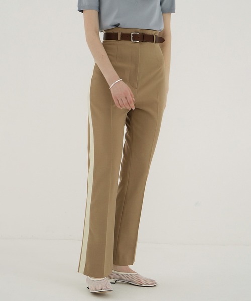 CLANE（クラネ） パンツ H/W SIDE LINE PANTS レディース : ZOZOTOWN
