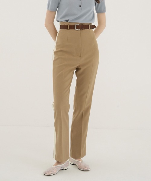 CLANE（クラネ） パンツ H/W SIDE LINE PANTS レディース : ZOZOTOWN