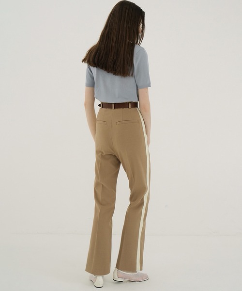 CLANE（クラネ） パンツ H/W SIDE LINE PANTS レディース : ZOZOTOWN