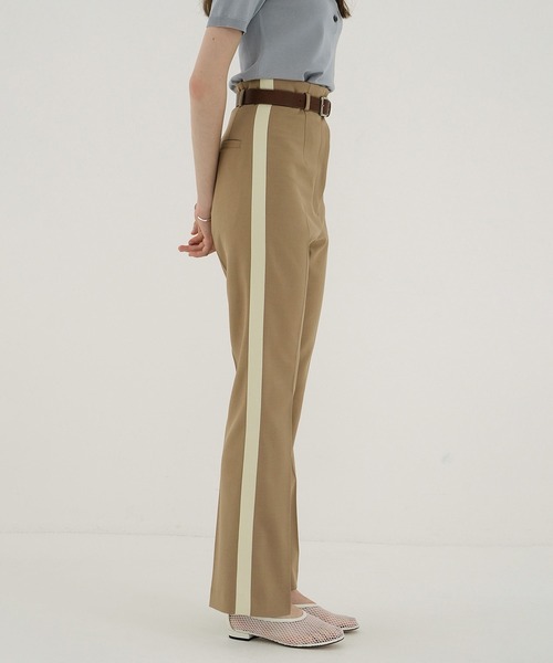 CLANE（クラネ） パンツ H/W SIDE LINE PANTS レディース : ZOZOTOWN