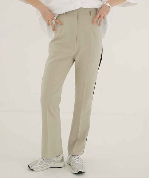CLANE（クラネ） パンツ H/W SIDE LINE PANTS レディース : ZOZOTOWN