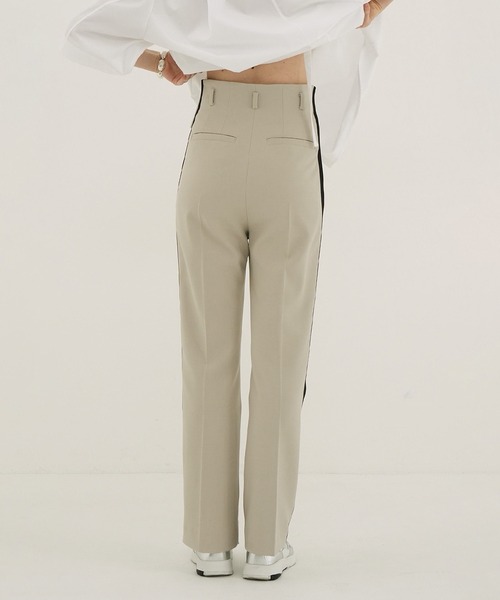 CLANE（クラネ） パンツ H/W SIDE LINE PANTS レディース : ZOZOTOWN