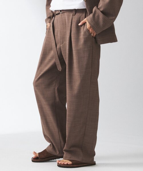 【Jieda】ワイドスラックス ウール100% JieDa - RIPPLE WIDE SLACKS/ワイドスラックス | NapsNote