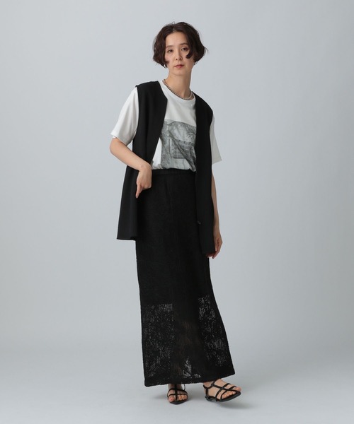 LEPSIM tシャツ オーバーサイズフォトT 492409 レディース