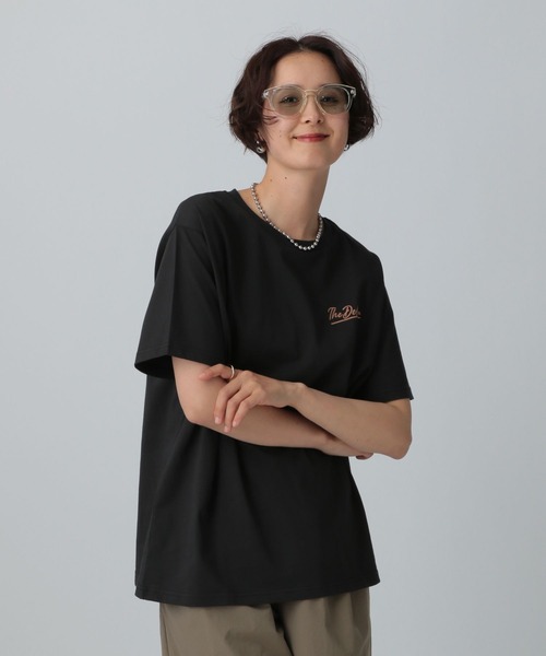 完売人気　グレー　バックプリント　レプシム　Tシャツ　フォトTシャツ LEPSIM tシャツ オーバーサイズフォトT 492409 レディース