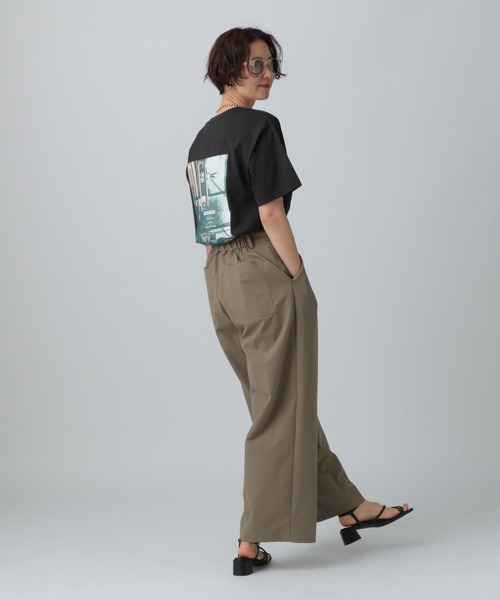 LEPSIM tシャツ オーバーサイズフォトT 492409 レディース