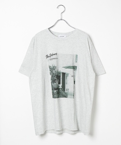 特別オファー LEPSIM tシャツ オーバーサイズフォトT 492409 レディース トップス