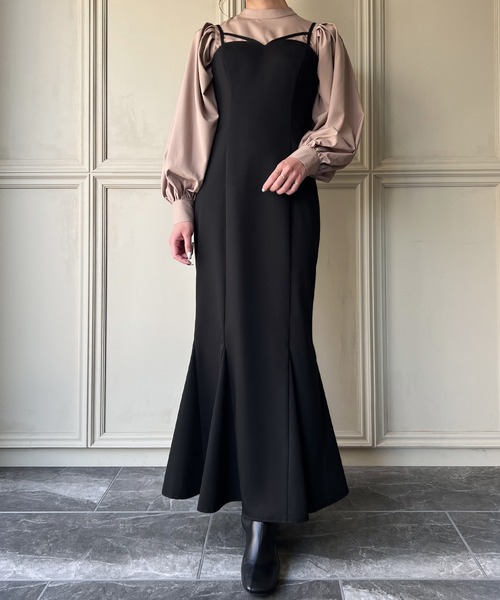 「JUNOAH」 トレンチコート LARGE ブラック レディース