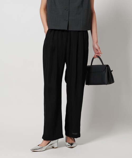 UNITED ARROWS パンツ タック イージーパンツ レディース